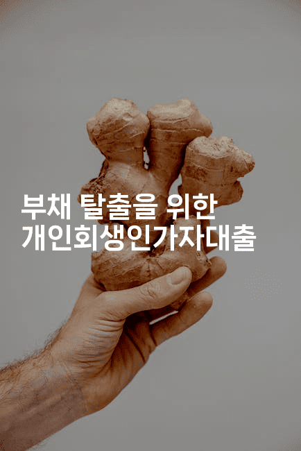 부채 탈출을 위한 개인회생인가자대출