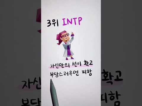 꼬시기 어려운 mbti 4대장