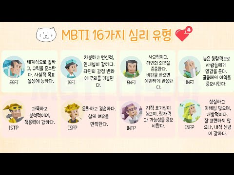 MBTI 유형별 특징 모음 | MBTI 인엣프제 이야기