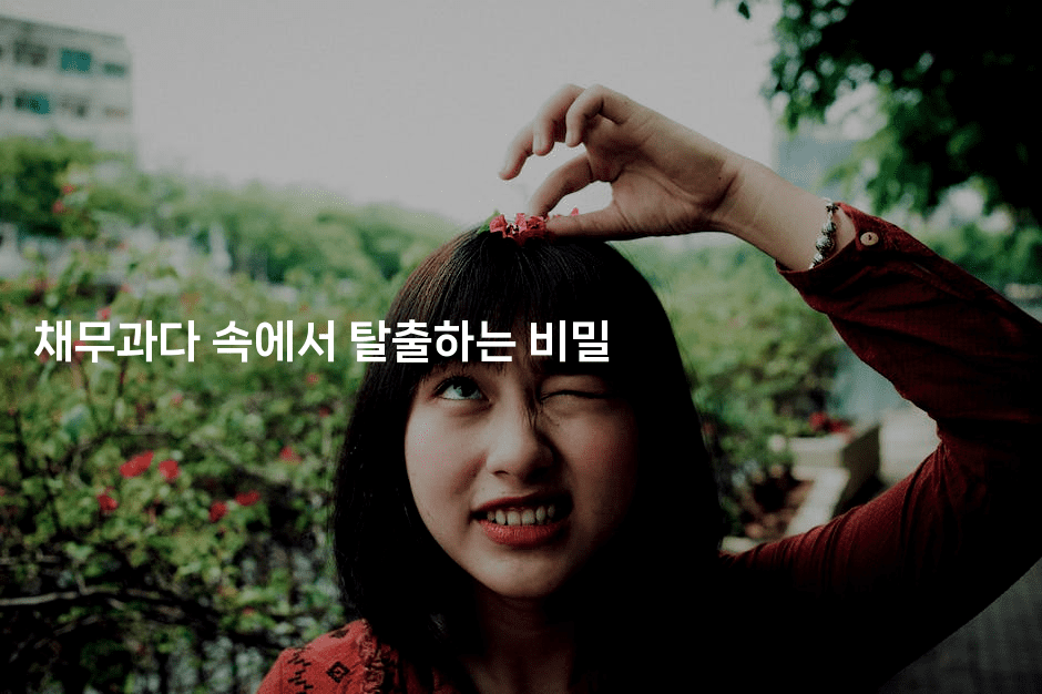 채무과다 속에서 탈출하는 비밀-꿈꾸미