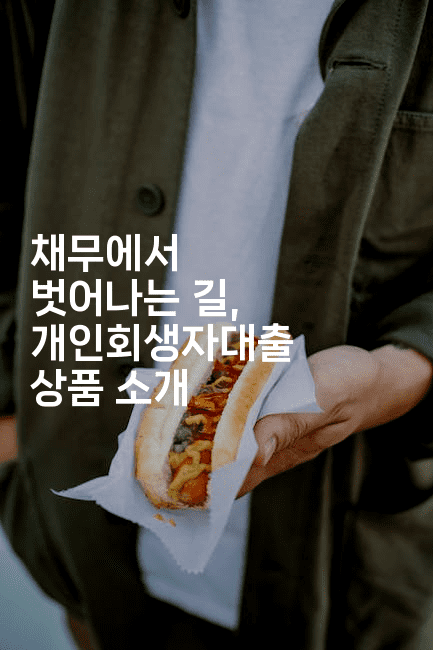 채무에서 벗어나는 길, 개인회생자대출 상품 소개-꿈꾸미