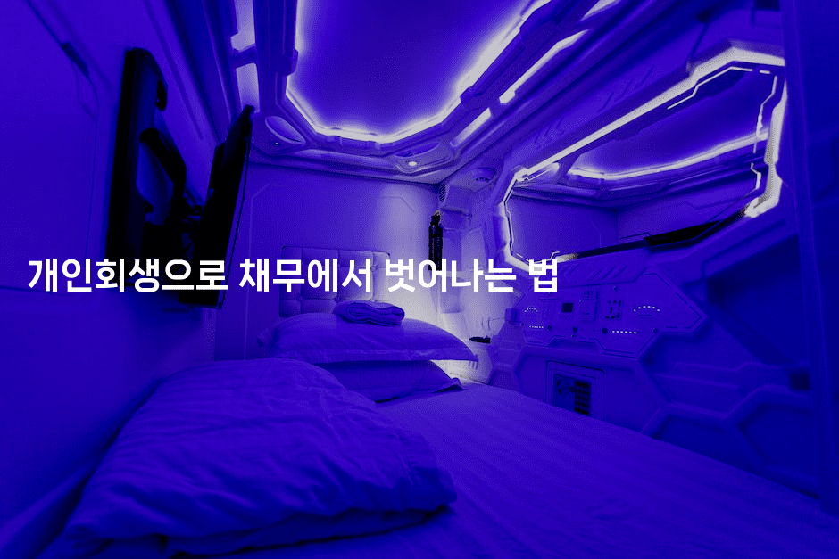 개인회생으로 채무에서 벗어나는 법-꿈꾸미